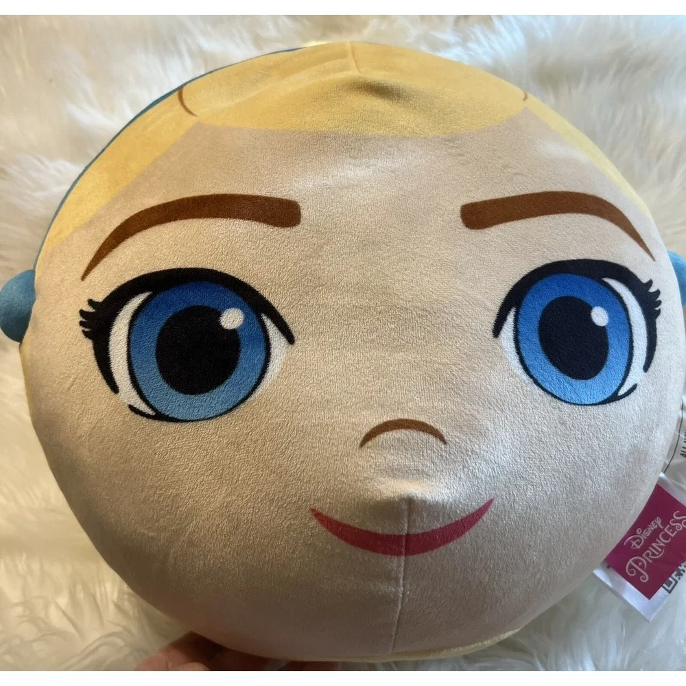 Disney Cloud Travel Pillow Princess Cinderella Character Head 15